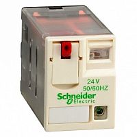 Реле 4 CO светодиод 24В переменного тока | код. RXM4AB2B7 | Schneider Electric